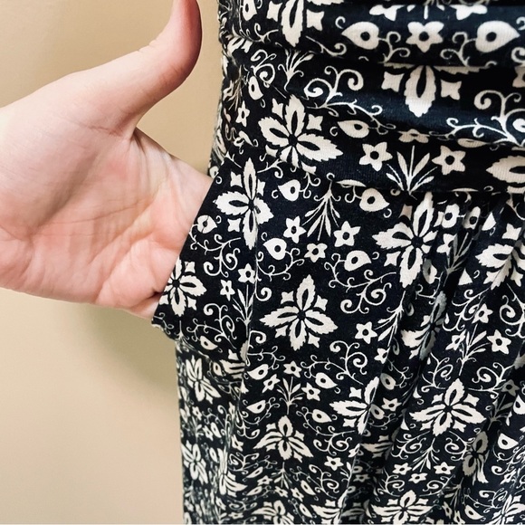 Boden Black and White Sheath Dress Size 6 - Picture 3 of 8